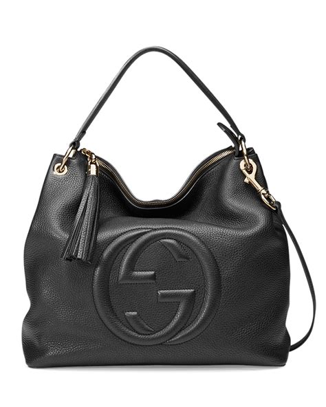 gucci kosile|gucci black leather handbags.